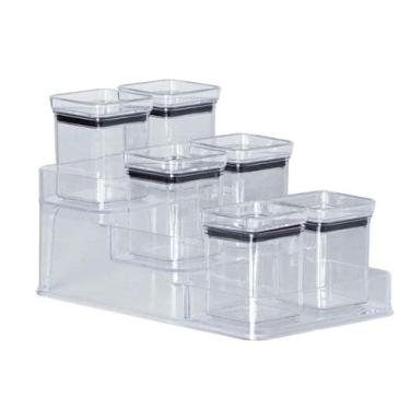 Imagem de Kit Conjunto  7 Porta Temperos Lumini Organizador Multiuso - Paramount