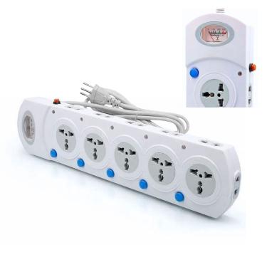 Imagem de Filtro de Linha Kapbom com 15 Tomadas e Voltímetro Bivolt Cabo 2M para Equipamentos Ele...