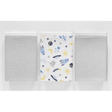 Imagem de Fronha De Travesseiro Para Bebe 100% Algodão 30x40cm Kit C/3 - Dugu, P