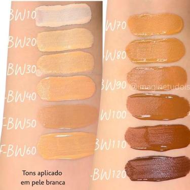 Imagem de Base líquida oh my skin blow ruby rose acabamento glow, FBW10