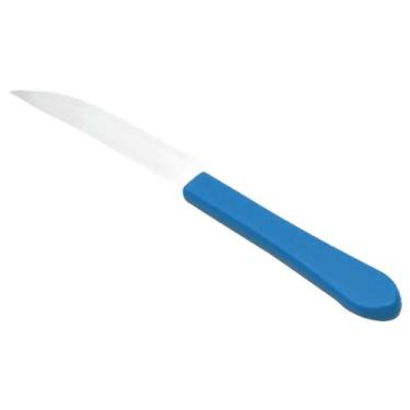 Imagem de Kit c/ 4 Faca Para Churrasco Tramontina Azul C/ Lamina Aco