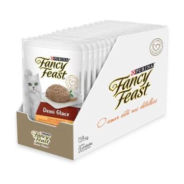Imagem de Ração Úmida Gatos Demi Glace Frango 85g 15un Fancy Feast - Purina