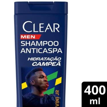 Imagem de Clear Men Shampoo Anticaspa Hidratação Campeã by Vini Jr 400ml, 400ml