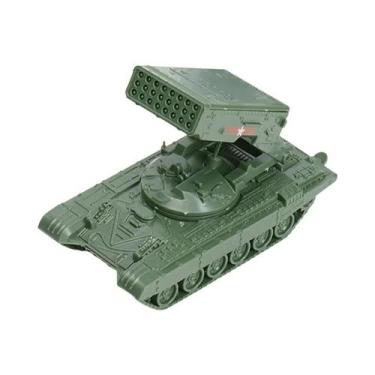 Imagem de Modelo De Brinquedo De Tanque Militar 4D Em Escala 1/72, Míssil Antita