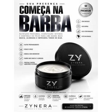Imagem de Balm para Barba Masculino ZYNERA  Nutrição Intensa, Maciez e Alinhamen