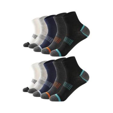 Imagem de Conjunto De Meias De Algodão Masculinas Tamanho Grande 20 Pares 38-45 
