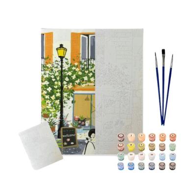 Imagem de Pintura Numerada Arte Terapia 40X50cm Cotidiano - Sinoart, Arte Terapi
