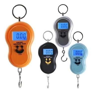 Imagem de Balança Digital Portátil para Mala Bagagem até 50kg com Gancho - Multi
