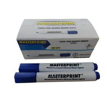 Imagem de 12 Caneta Pincel Quadro Branco Mp 619 Masterprint