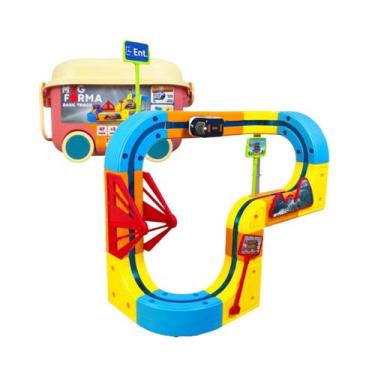 Imagem de Trem Pista de Montar Magforma Magic Track Magnético 67 Pcs - Steam Toy