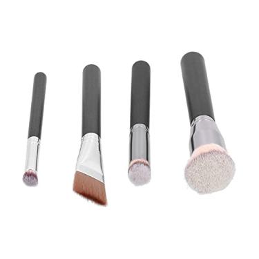 Imagem de Pincel de blush, conjunto de pincéis de maquiagem macios, fofos, 4 peças para uso doméstico para uso em viagens, para maquiadores profissionais para iniciantes