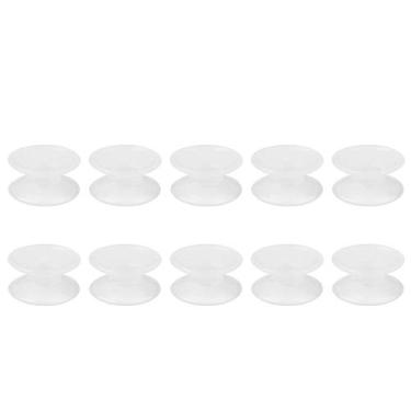 Imagem de Copos de sucção de tanque de peixe, 10 suportes de tubo de sucção dupla face de silicone para aquário