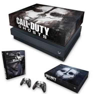 Imagem de Capa Anti Poeira E Skin Compatível Xbox One X - Call Of Duty Ghosts -