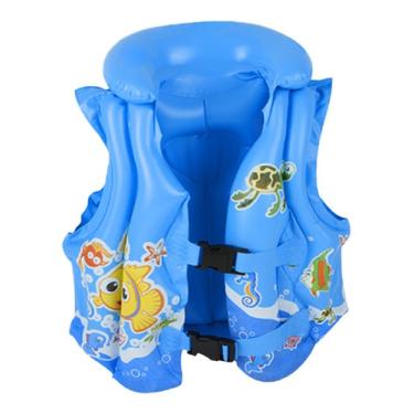 Imagem de Colete Boia Inflável Estampado - Art Summer - Azul