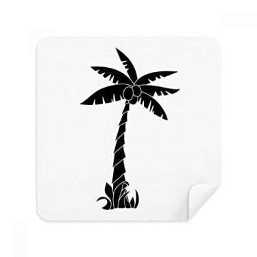 Imagem de Planta, coqueiro, preto, delineado, óculos, tecido de camurça, 2 unidades