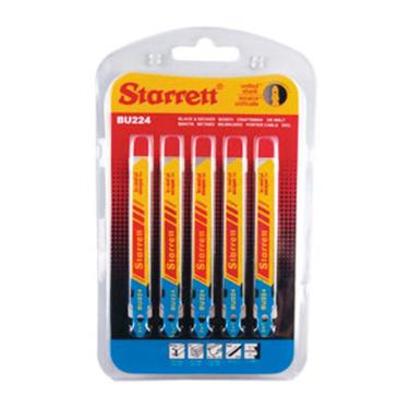 Imagem de Cartela de lâmina serra tico tico bimetal 50 mm com 5 peças - BU224 - Starrett