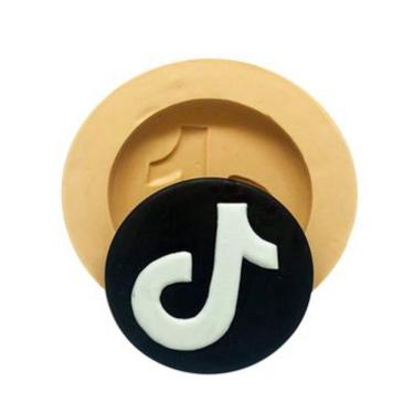 Imagem de Molde De Silicone Logo Tik Tok, Resina, Confeitaria, Biscuit Molds Planet
