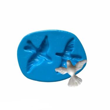 Imagem de Molde De Silicone Pombos, Espirito Santo, Resina, Confeitaria, Biscuit Molds Planet