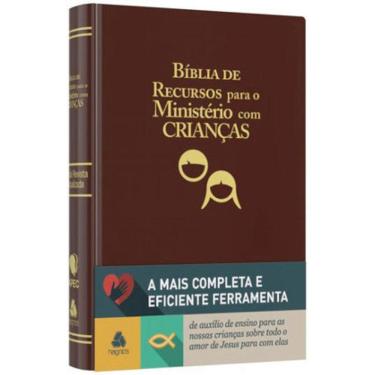 Imagem de Bíblia De Recursos Para O Ministério Com Crianças - Apec - Luxo Pu Marrom