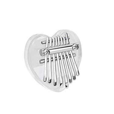Imagem de Mini bolso para piano de dedo de percussão de cristal com 8 teclas Mini Kalimba