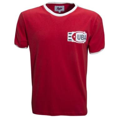 Imagem de Camisa Cuba 1980 Liga Retrô  Vermelha P