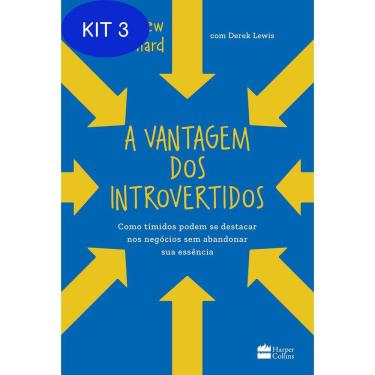 Imagem de Kit 3 Livro A Vantagem Dos Introvertidos