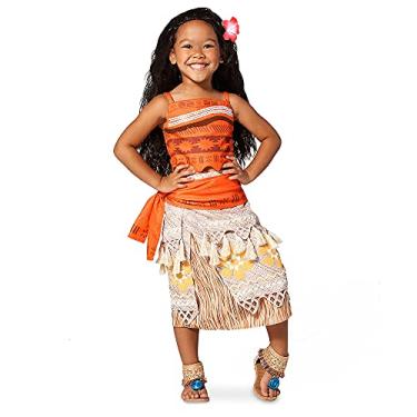 Imagem de Disney Moana Costume for Girls, Size 5/6 Multicolored