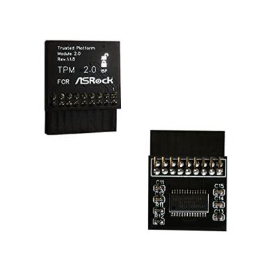 Imagem de Módulo de segurança profissional TPM2.0 LPC 18 pinos As.Rock (18-1) placa de placas-mãe para As.Rock TPM2 -SLI -S -SPI peça de substituição da plataforma