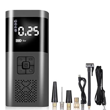Imagem de DOYING Multifunctional Air Pump Portable Car Air Compressor Tire Inflator Air Pump for...