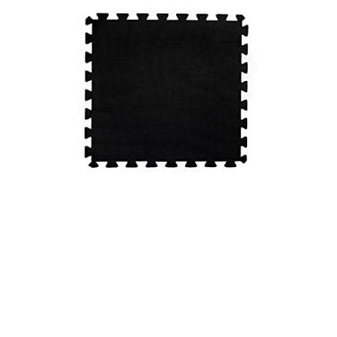 Imagem de Tatame Tapete EVA 100x100x1cm 10mm Preto Emborrachado