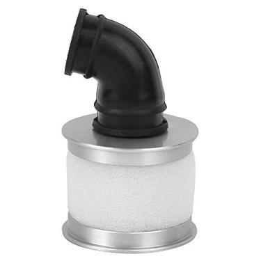 Imagem de Junluck Peças universais de limpador de filtro de ar 1/10 adequadas para carros de controle remoto de motor a óleo HSP 94188 94122, uso durável e de longo prazo (prata)