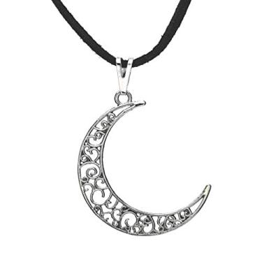 Imagem de Colar Lua 36mm - Sunshine Cristais Cor:Prata