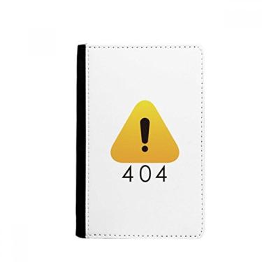 Imagem de Carteira Programmer 502 com aviso de erro, porta-cartões Notecase Burse