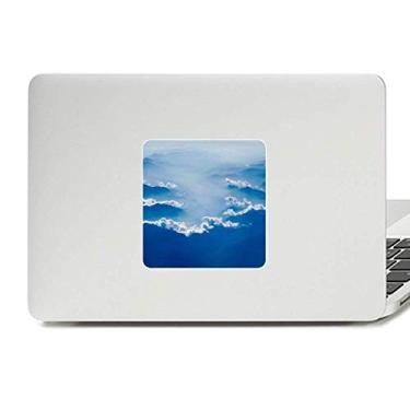 Imagem de Adesivo de vinil cinza neblina nuvens brancas vinil paster laptop decoração PC