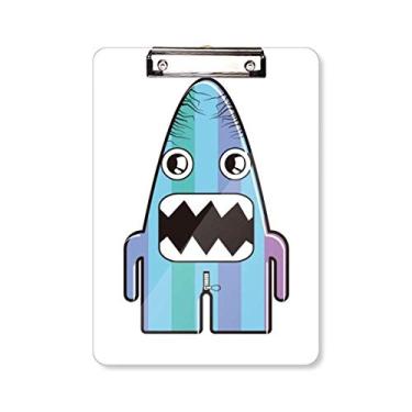 Imagem de Placa de suporte para pasta de monstro azul monstro do universo alienígena A4