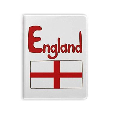Imagem de Diário de capa macia com estampa vermelha da bandeira nacional da Inglaterra