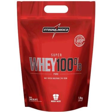 Imagem de Super Whey 100% Pure - 1800g Refil Chocolate - IntegralMédica