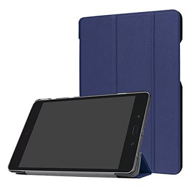 Imagem de caso tablet PC Por Asus. Zenpad z8s. (Zt582kl) Estar comprimido de caixa de comprimido PC Difícil Coverwith Trifold & Auto Wakesleep coldre protetor (Color : Blue)
