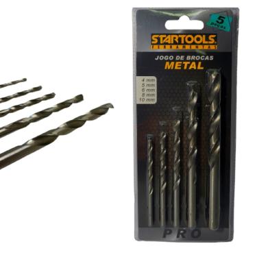 Imagem de Jogo de 5 Brocas Pro Pra Metal