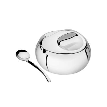 Imagem de Açucareiro Tramontina em Aço Inox com Colher Tramontina