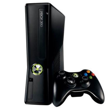 Console 360 Slim 4gb 2 Controles Standard Cor Matte Black - Xbox 360 -  Magazine Luiza