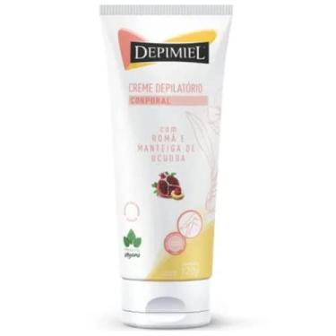 Imagem de Creme Depilatório Corporal c/Romã e Manteiga de Ucuuba-120g