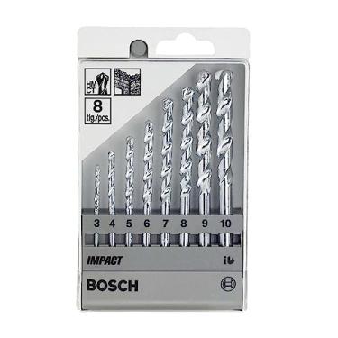 Imagem de Bosch Jogo Brocas para alvenaria CYL-1 Ø3-4-5-6-7-8-9-10 mm
