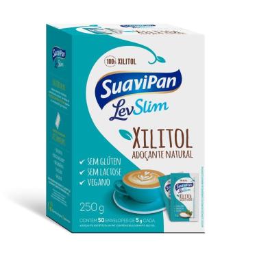 Imagem de Adoçante Xilitol SuaviPan Sachê Caixa C/ 50 Envelopes-Unissex