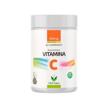 Imagem de Vitamina C - Ácido Ascórbico 100% Natural - 60 Comprs. Vital Natus