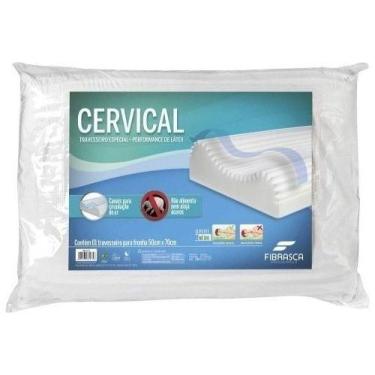 Imagem de Kit 2 Travesseiro Ortopédico Cervical Fibrasca - Upenergy