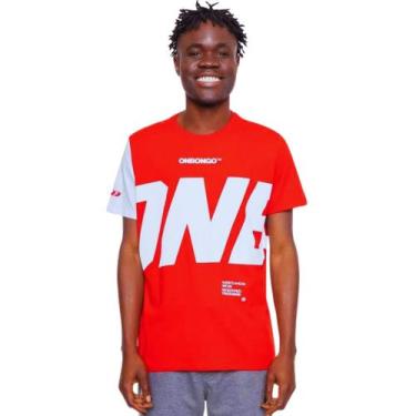 Imagem de Camiseta Masculina Onbongo Especial Scale Vermelha D888