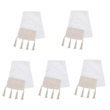 Imagem de Cabilock 5 Peças Saco De Apoio De Braço Para Sofá Suporte De Controle Remoto Porta Revista Boho Organizador De Apoio De Braço Para Sofá Macrame Suporte De Mesa De Cabeceira Sofá Apoio De