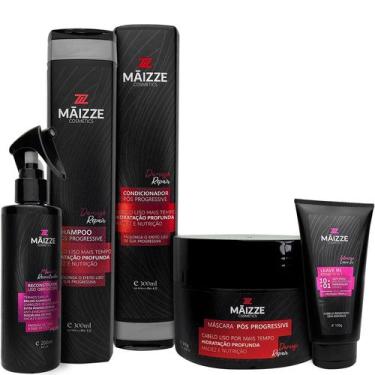Imagem de Kit Maizze Damage Shampoo + Condicionador + Máscara + Leave-In + Uso O