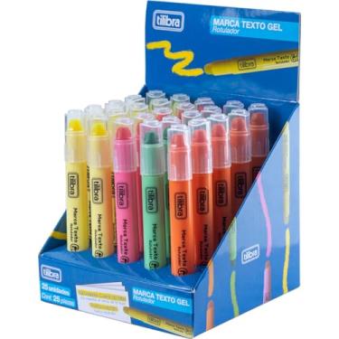 Imagem de Tilibra - Marca-Texto Gel EK-680 Artline, cores sortidas, caixa 25 unid.